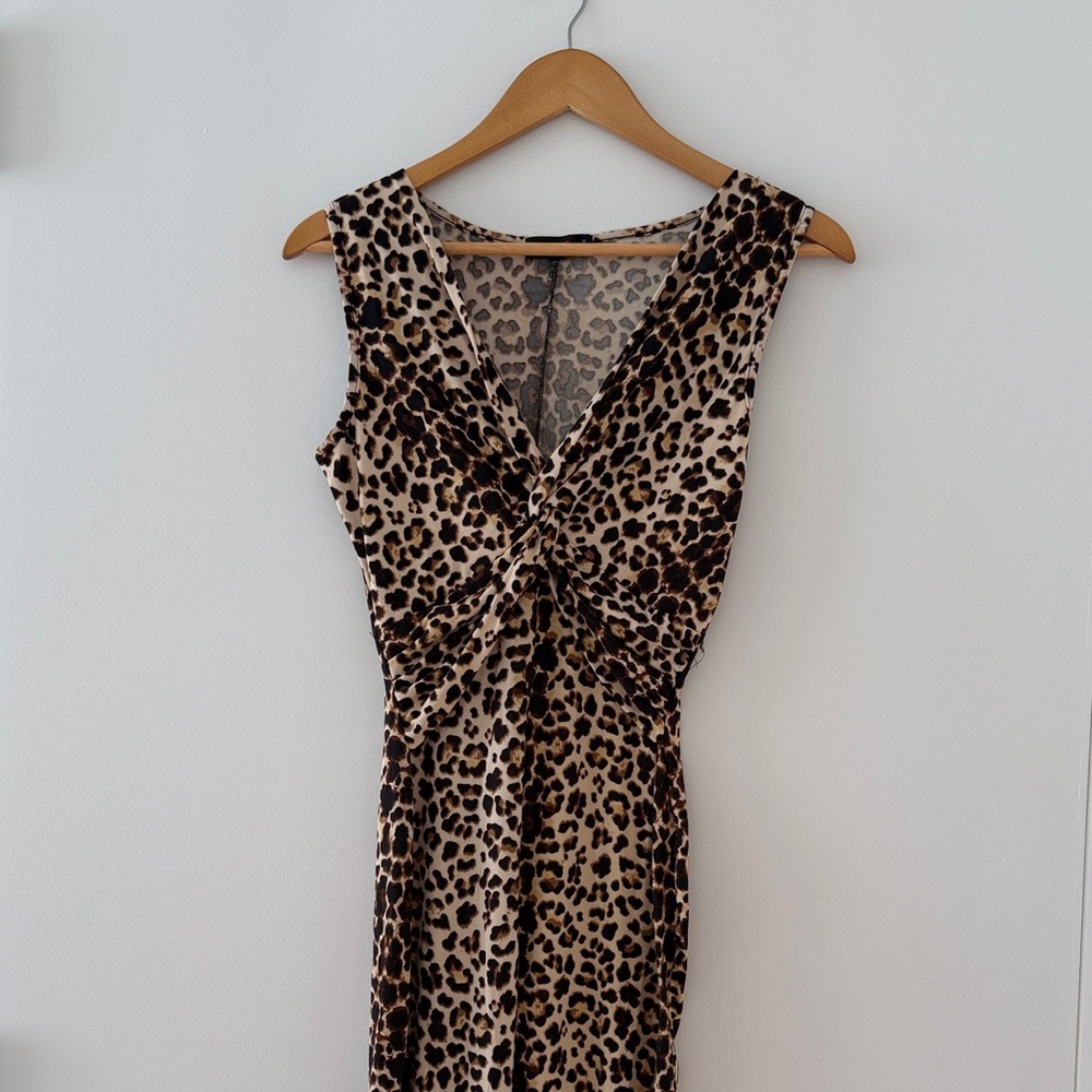 Cheetah Print Vintage Style Bodysuit 80s